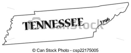 450x184 Tennessee Clipart Outline Free Cliparts Download Images