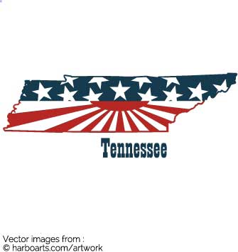 335x355 Download Tennessee State Bumper Sticker In Us Sunray Flag