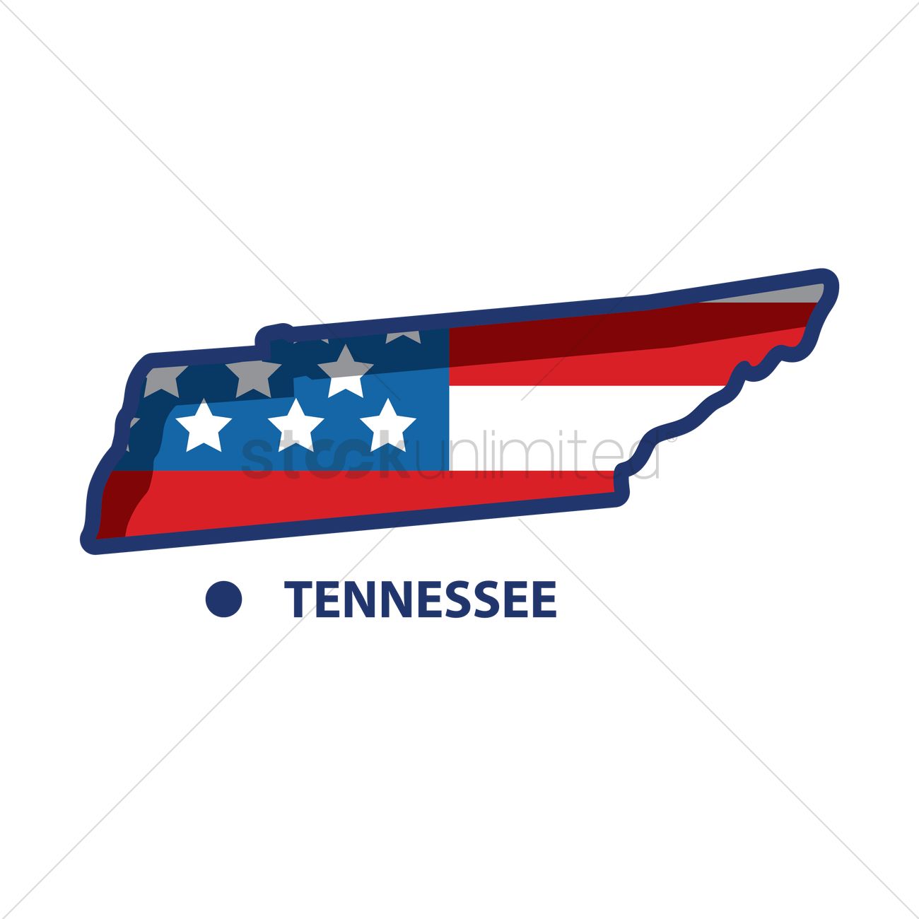 Map Of Tennessee Vector Image 1300x1300 Map Of Tennessee Vector Image