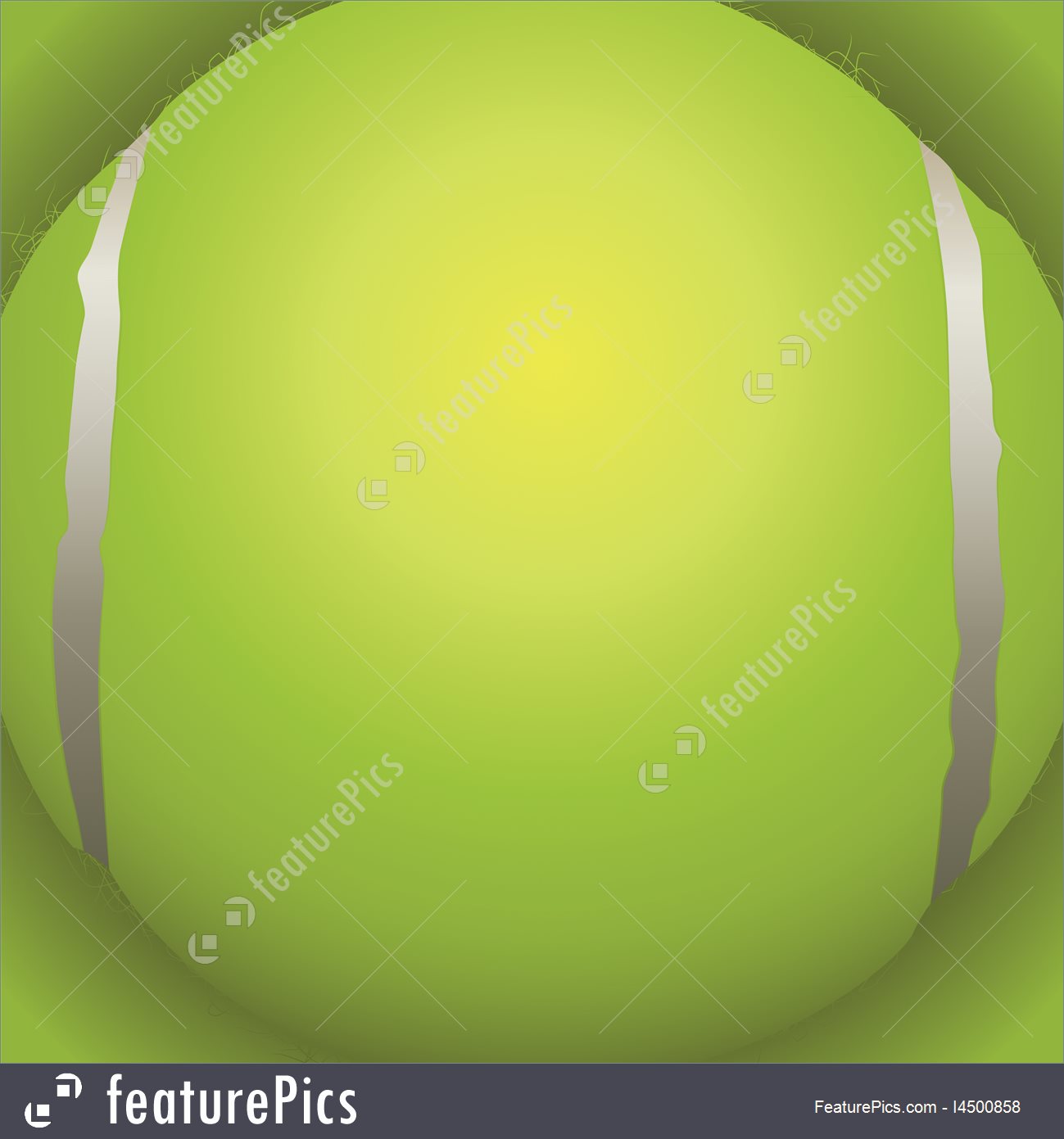 1299x1391 Tennis Ball Closeup Background Illustration