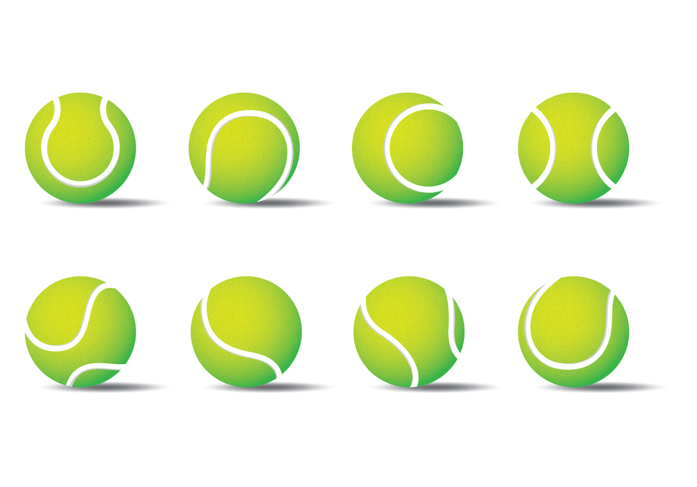 1400x980 Tennis Ball Free Vector Art