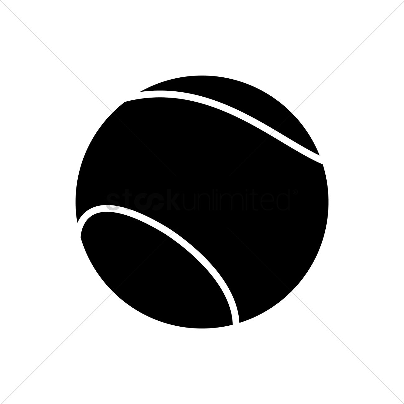 Теннисный мяч вектор