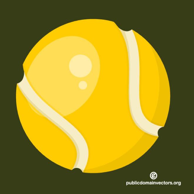 660x660 Tennis Ball Vector Graphics