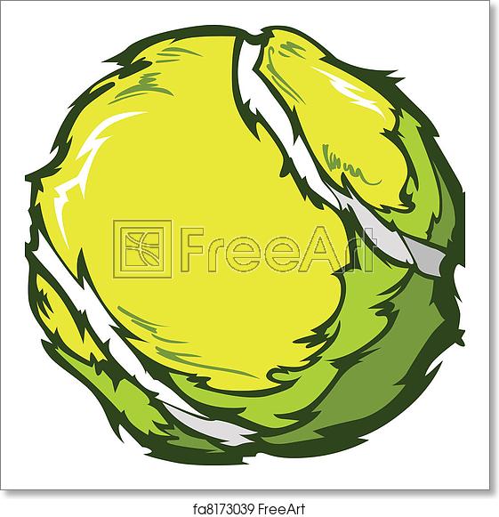 561x581 Free Art Print Of Tennis Ball Vector Image Template Tennis Ball