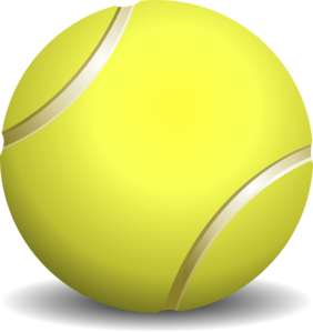 282x299 Tennis Ball Clip Art