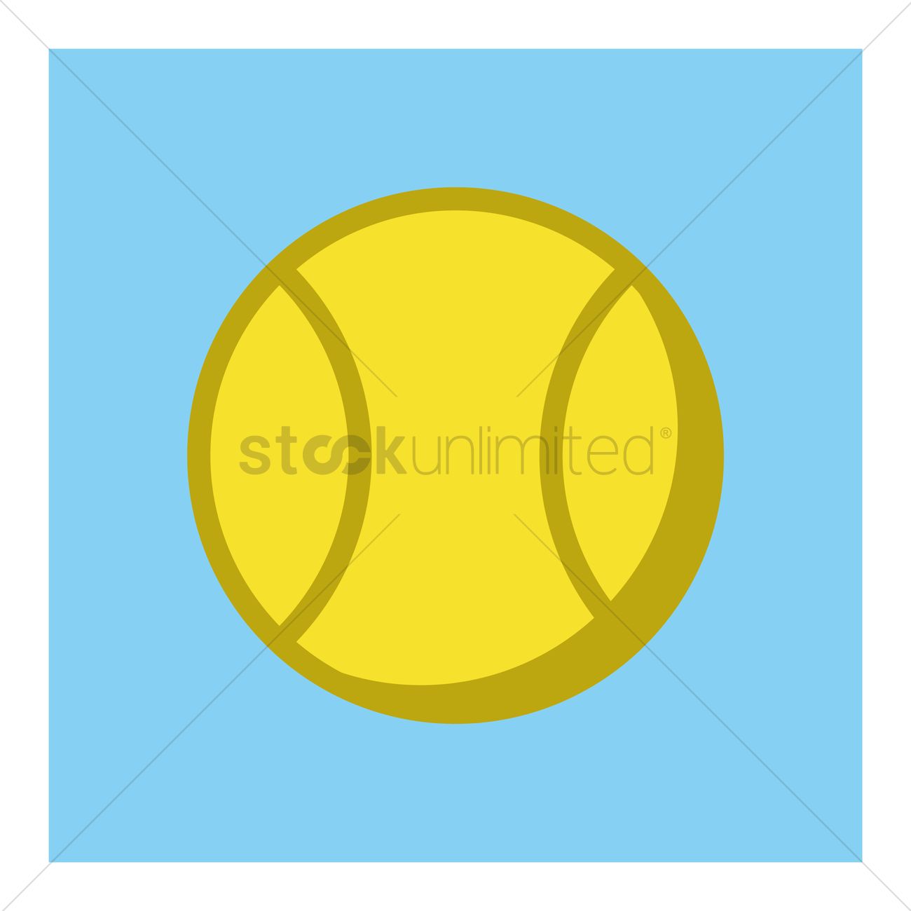 1300x1300 Free Tennis Ball Vector Image
