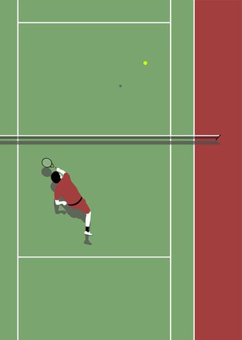 349x490 Aerial View Of A Tennis Court