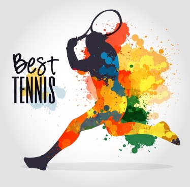 374x368 Tennis Free Vector Download