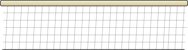 600x161 Tennis Net Clipart