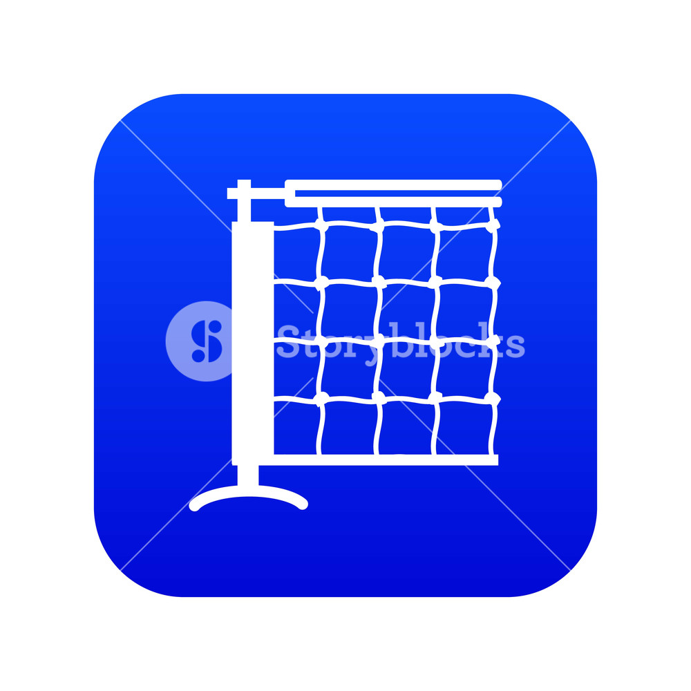 1000x1000 Tennis Net Icon Blue Vector Isolated On White Background Royalty