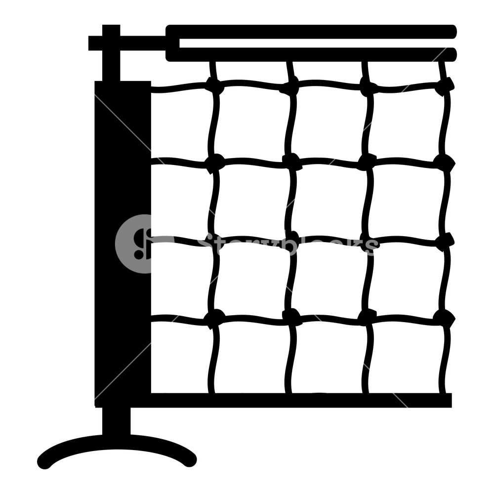 1000x1000 Tennis Net Icon Simple Illustration Of Tennis Net Vector Icon