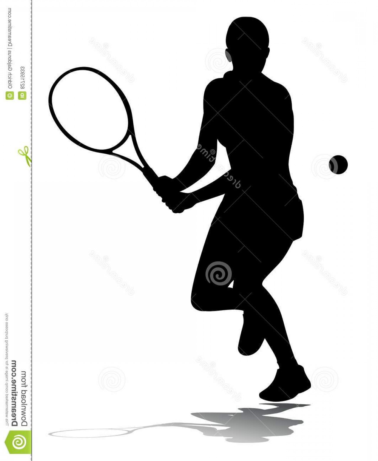 1278x1560 Women Tennis Silhouette Vector Lamaison