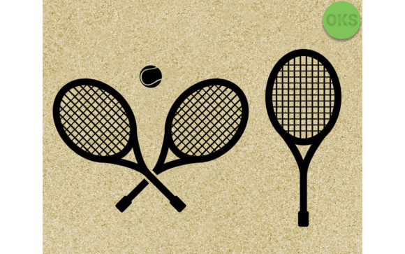580x363 Tennis Racket, Ball, Vector, Graphic