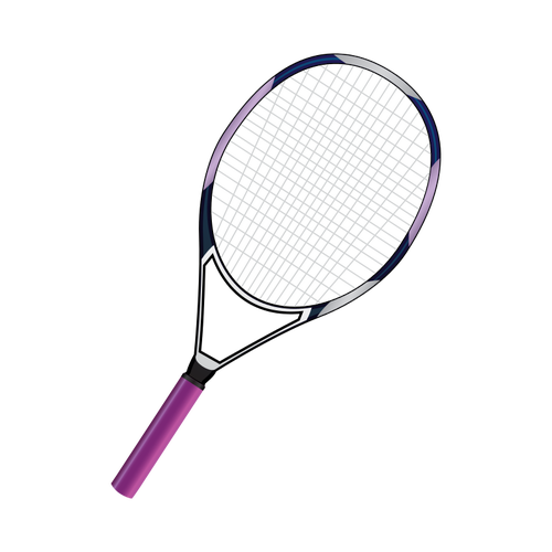 500x500 Tennis Racquet Vector Image