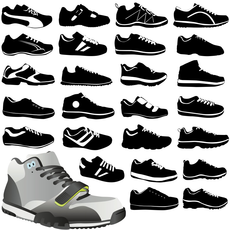 Tennis Shoe Vector Images 780x779 Tennis Shoe Vector Images