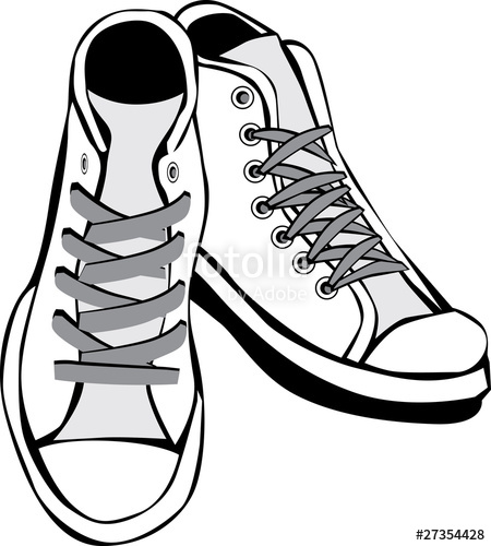 Tennis Shoes Stock Image And Royalty Free Vector On Fotolia 450x500 Tennis Shoes Stock Image And Royalty Free Vector On Fotolia