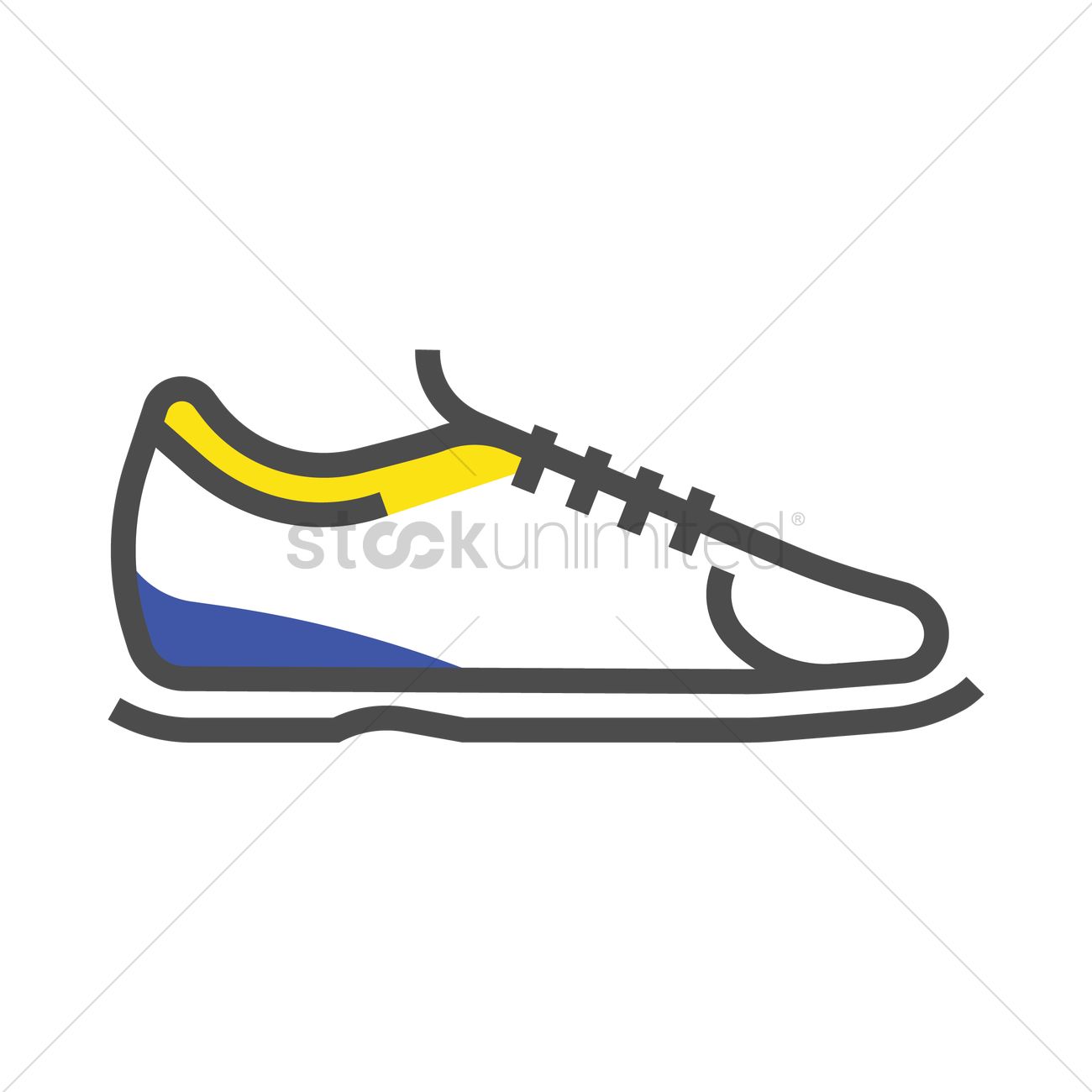 Tennis Shoes Vector Image 1300x1300 Tennis Shoes Vector Image