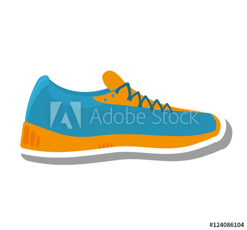 Tennis Shoes Sport Isolated Icon Vector Illustration Design 500x466 Tennis Shoes Sport Isolated Icon Vector Illustration Design