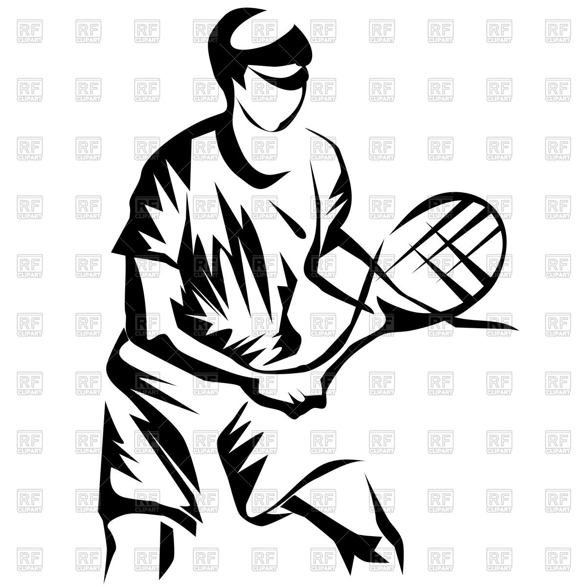 1200x1200 Silhouette Of Tennis Player Vector Image Of People Arkela