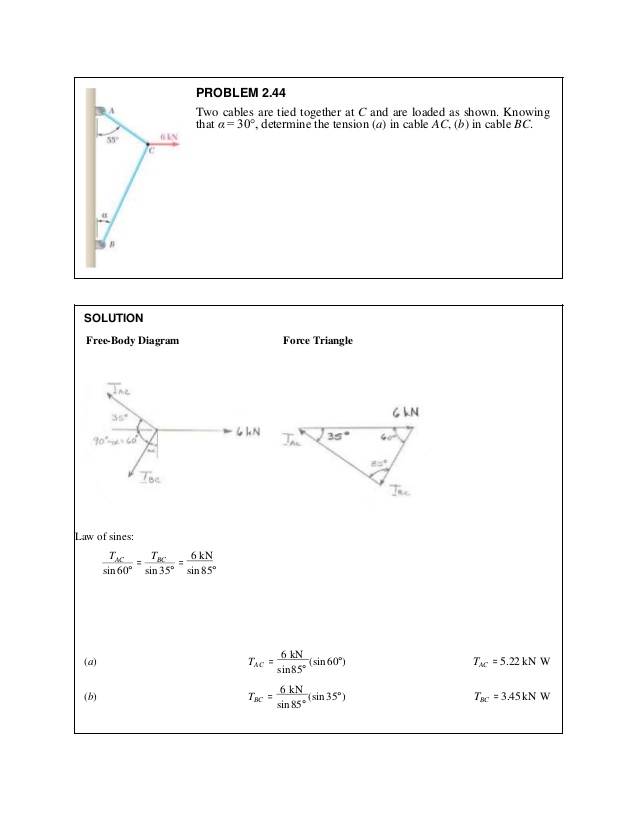 638x826 Solutions Manual For Vector Mechanics For Engineers Statics
