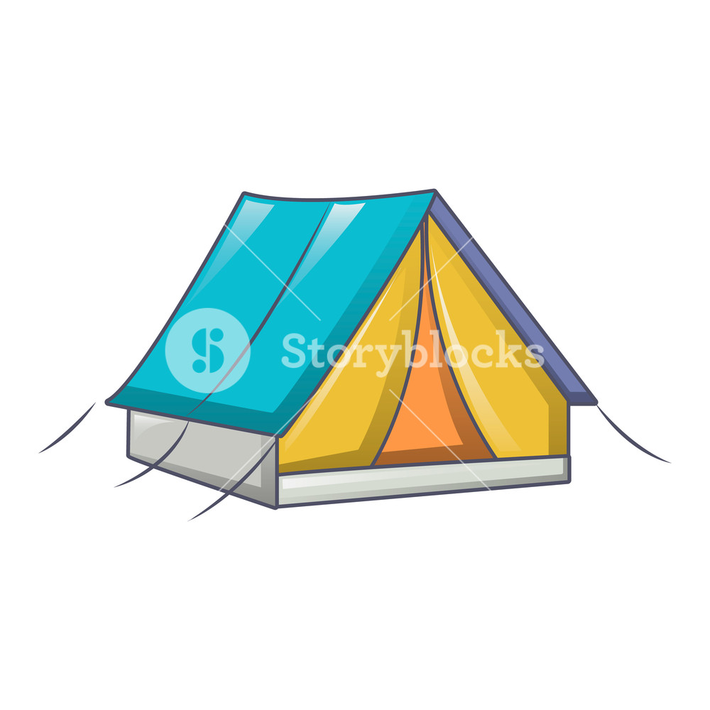 1000x1000 Tent Camp Icon Cartoon Of Tent Camp Vector Icon For Web Design