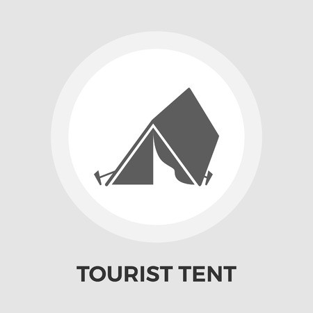 450x450 Tourist Tent Icon Vector Flat Icon Isolated On The White
