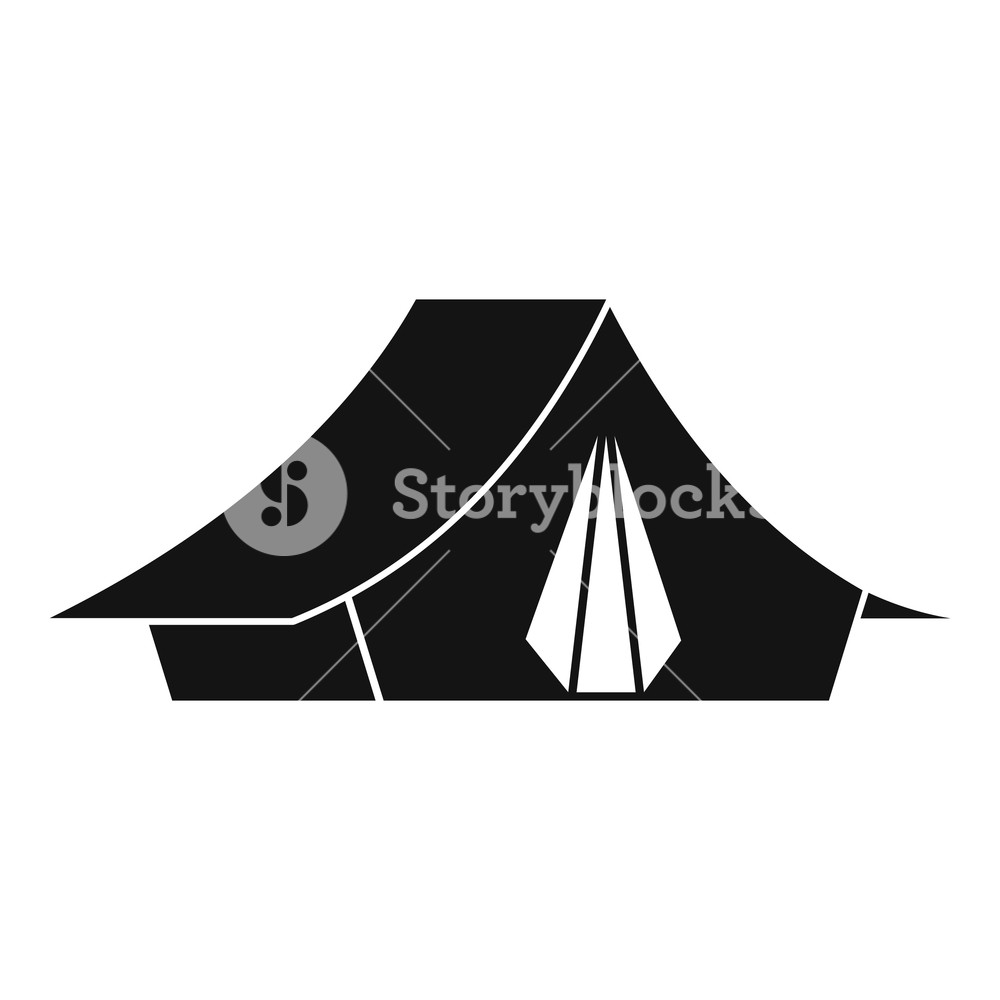 1000x1000 Camping Tent Icon Simple Illustration Of Camping Tent Vector Icon
