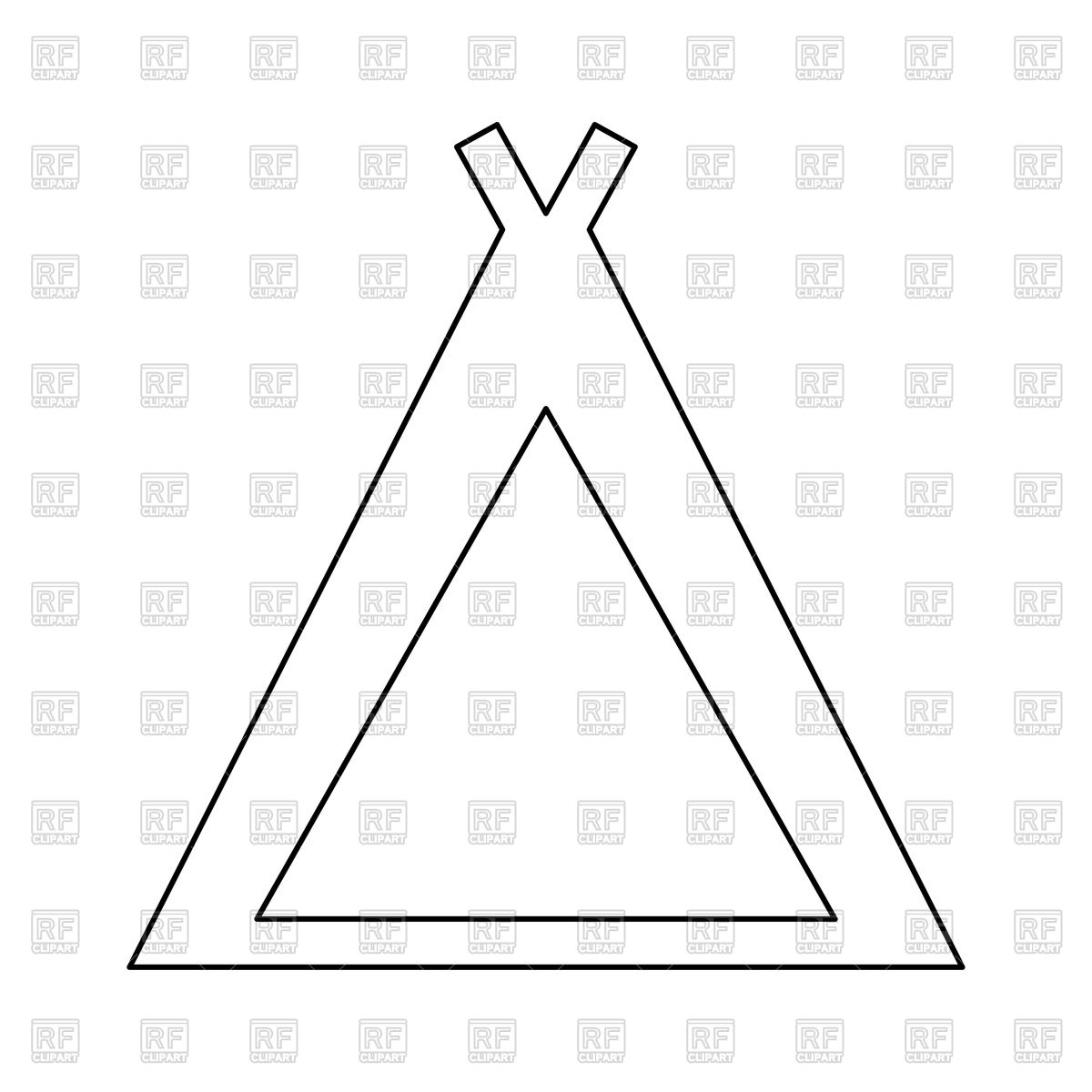 1200x1200 Tourist Tent Black Color Icon Vector Image Of Icons And Emblems