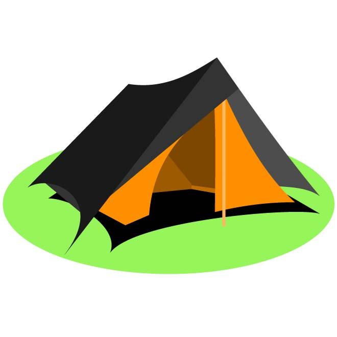 660x660 Tourist Tent Vector