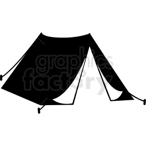 300x300 Black And White Tent Vector Clipart Royalty Free Gif, Png