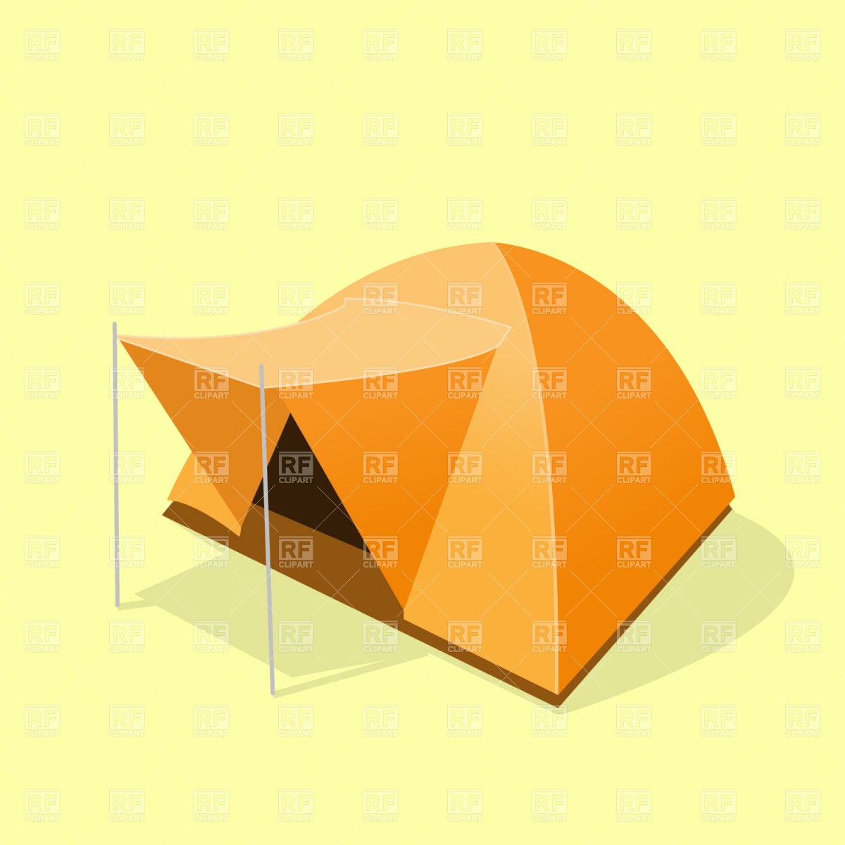 1200x1200 Camping Tent Vector Image Of Travel Prague