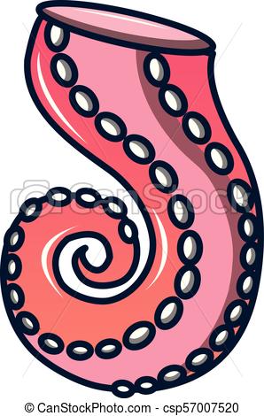 298x470 Tentacle Icon, Cartoon Style Tentacle Icon Cartoon Illustration