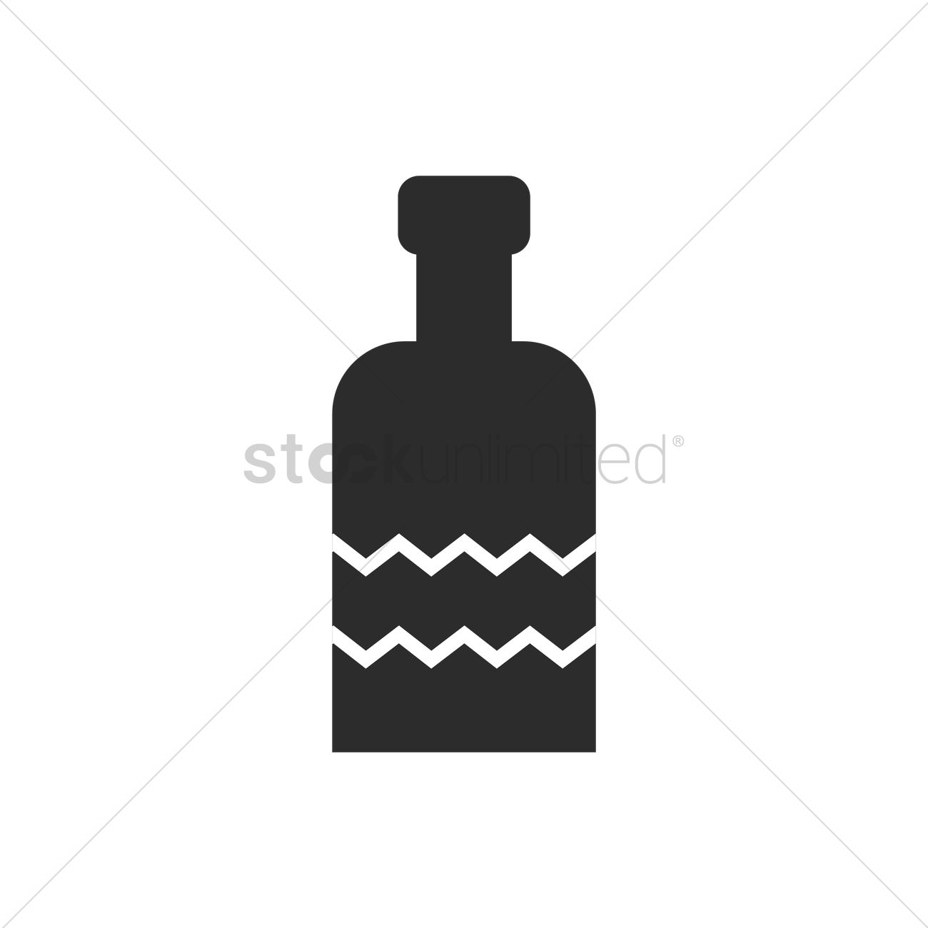 1300x1300 Tequila Bottle Vector Image