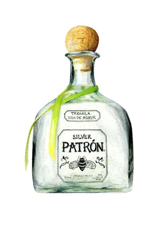 570x812 Patron Tequila Bottle