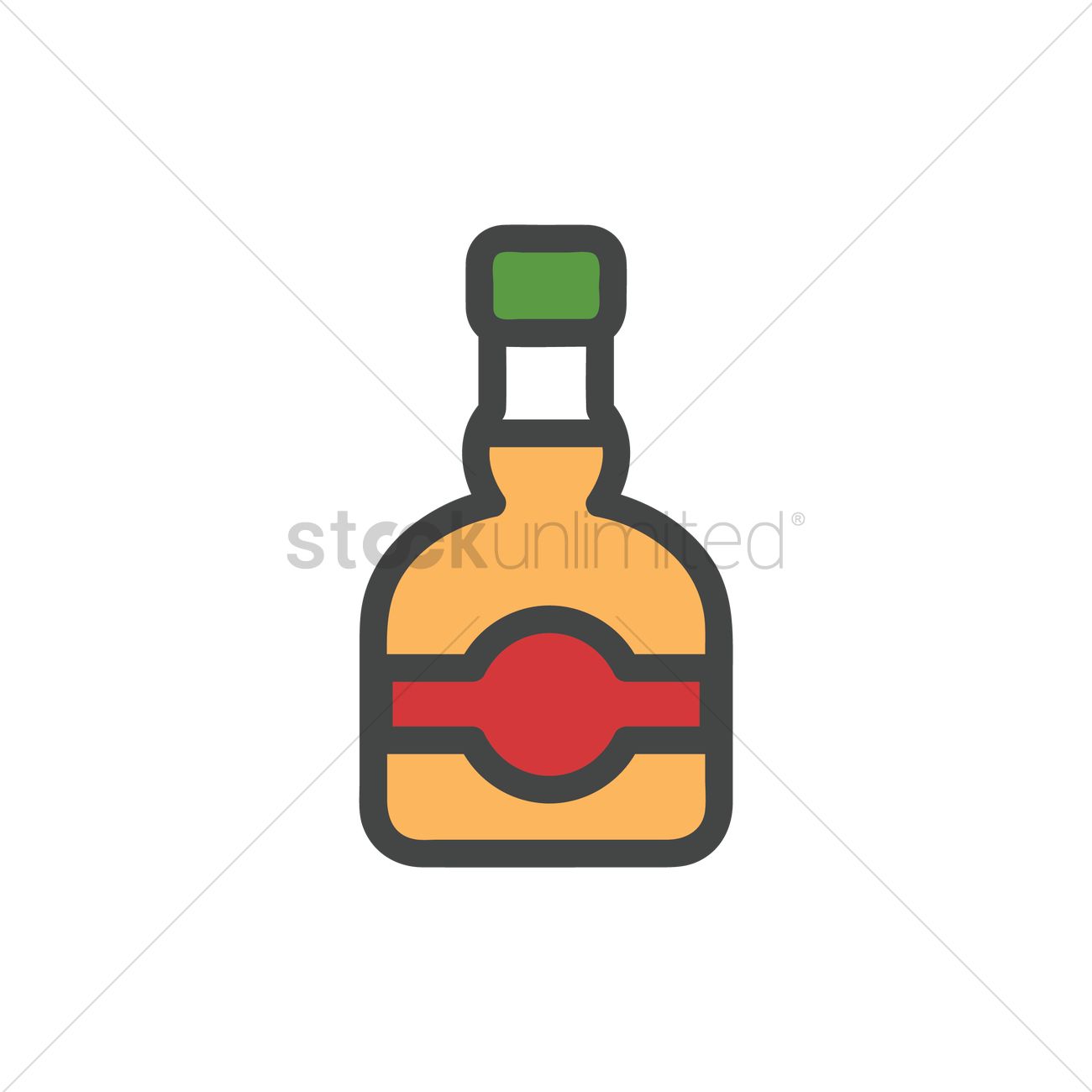 1300x1300 Free Tequila Bottle Vector Image