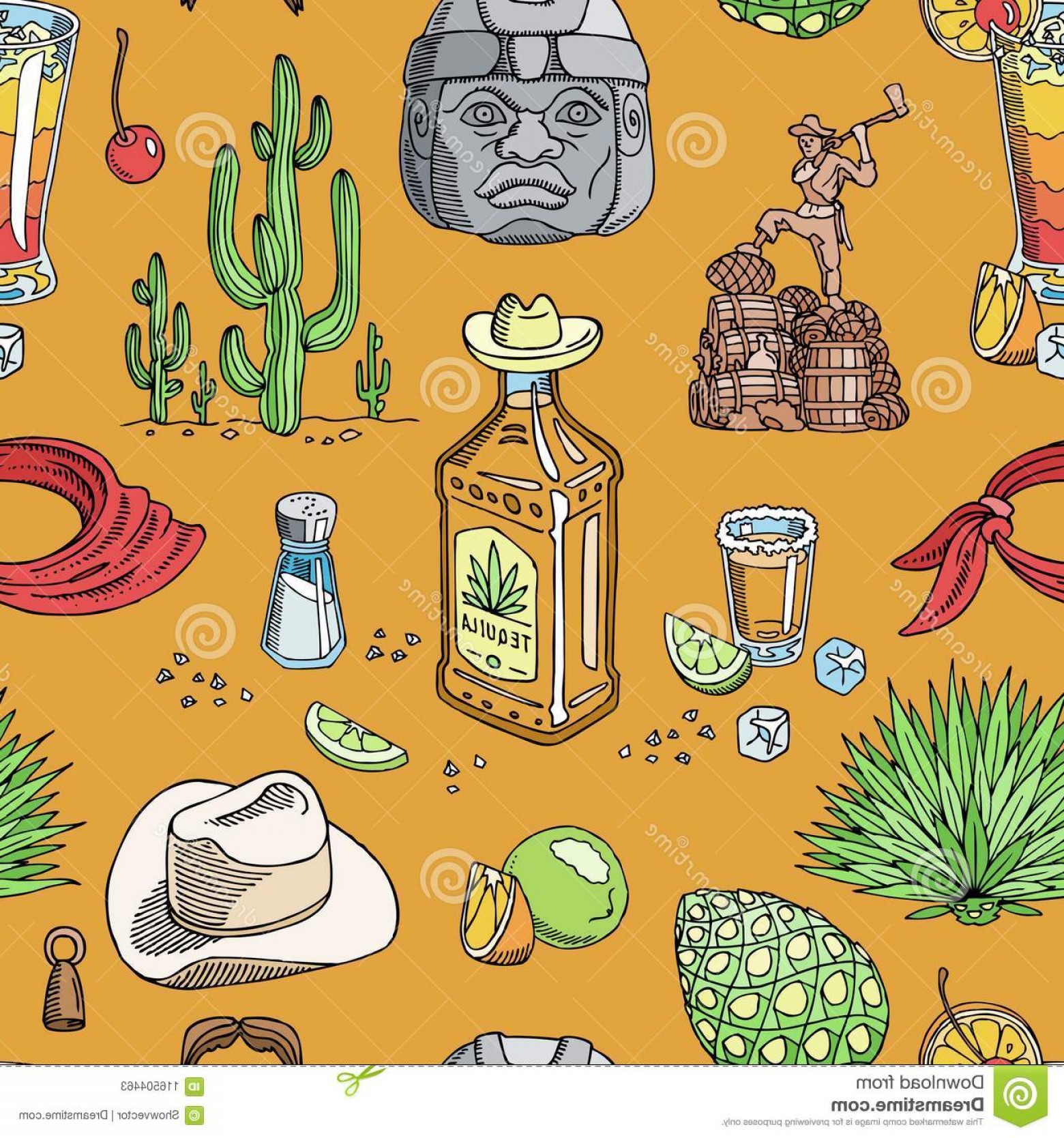 1560x1668 Tequila Shot Vector Mexican Alcohol Bottle Drink Lime Salt