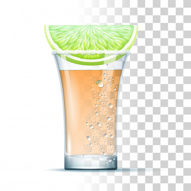 626x626 Tequila Shot Cocktail Vector Premium Download