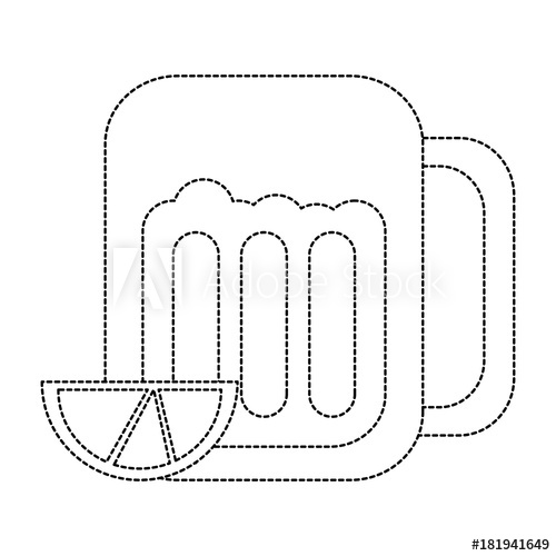 500x500 Tequila Shot With Lime Slice Drink Liquor Mexican Vector