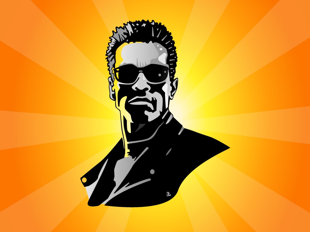 Terminator Vector Vector Art Graphics 1024x765 Terminator Vector Vector Art Graphics