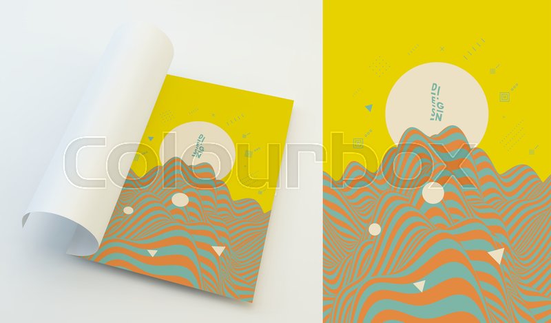 800x469 Landscape Background Terrain Vector Stock Vector Colourbox