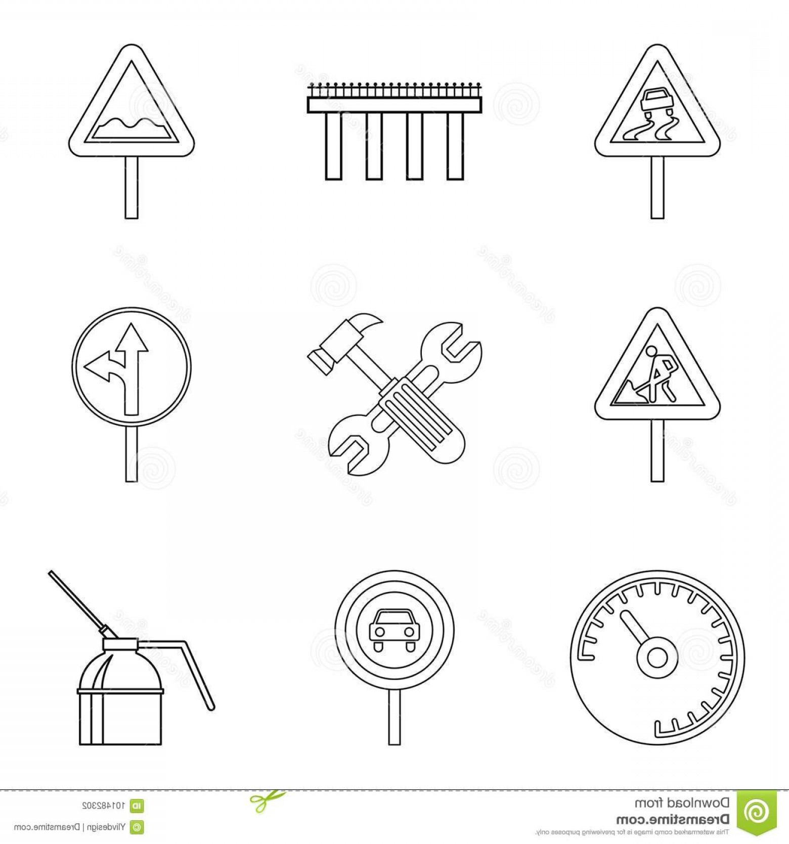 1560x1668 Rugged Terrans Set Outline Style Rugged Terrans Set