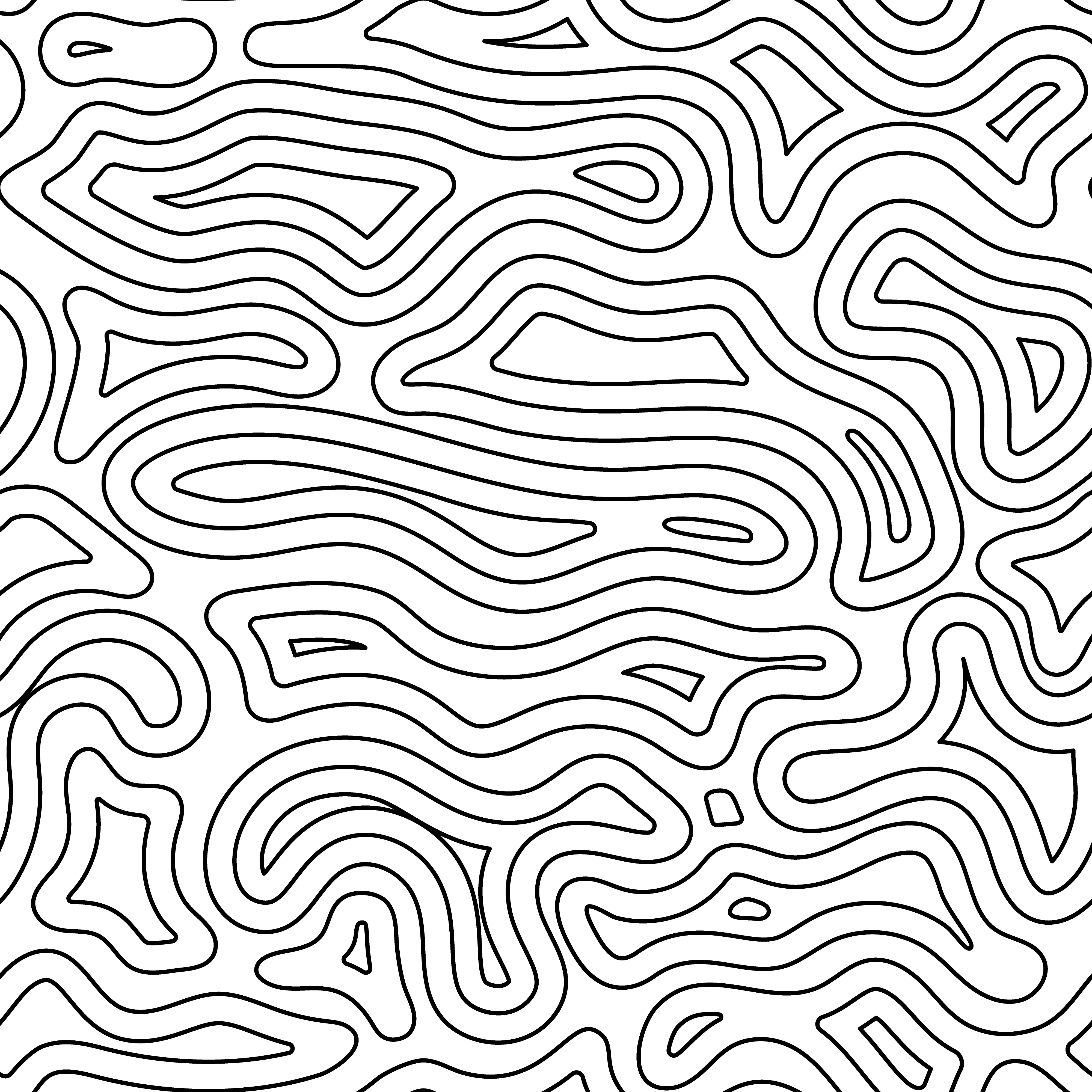 4000x4000 Terrain Map Free Vector Art