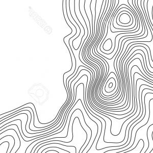 300x300 Topographic Map Background Of Mountain Terrain Vector Studiogrfx
