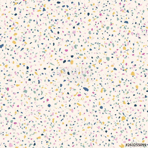 500x500 Terrazzo Flooring Seamless Pattern Vector Texture Colorful
