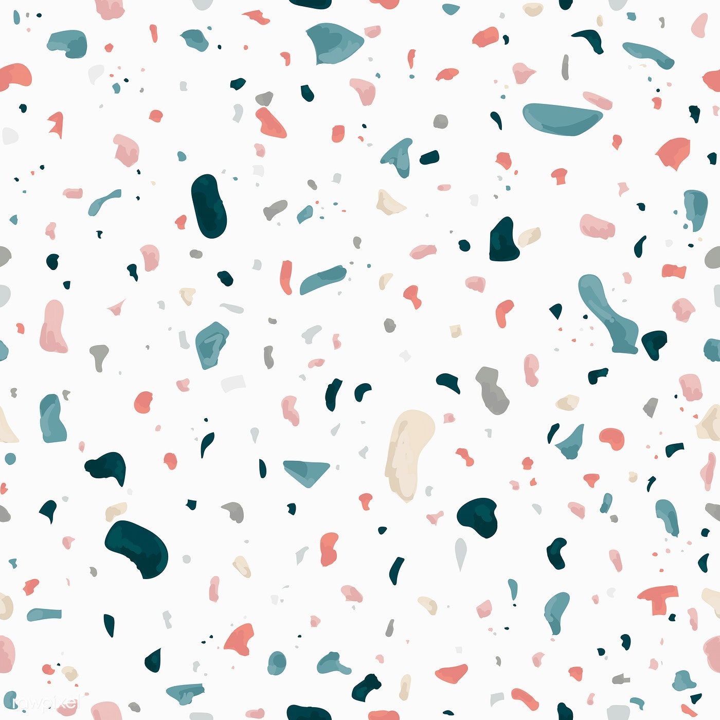 Colorful Terrazzo Seamless Pattern Vector Free Image 1400x1400 Colorful Terrazzo Seamless Pattern Vector Free Image