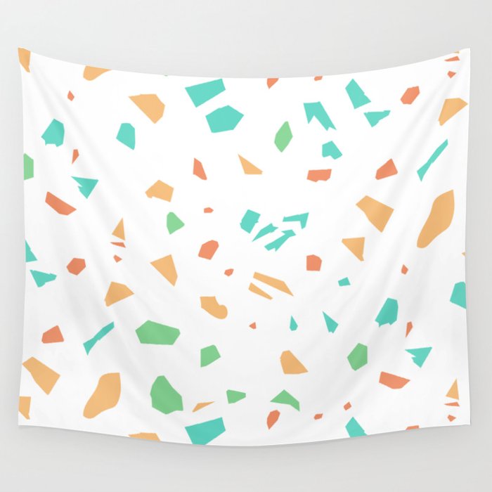 Modern Terrazzo Vector Pattern Wall Tapestry 700x700 Modern Terrazzo Vector Pattern Wall Tapestry