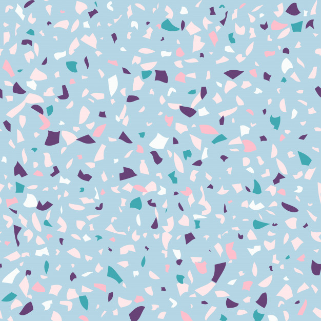 626x626 Vector Seamless Terrazzo Pattern Vector Premium Download