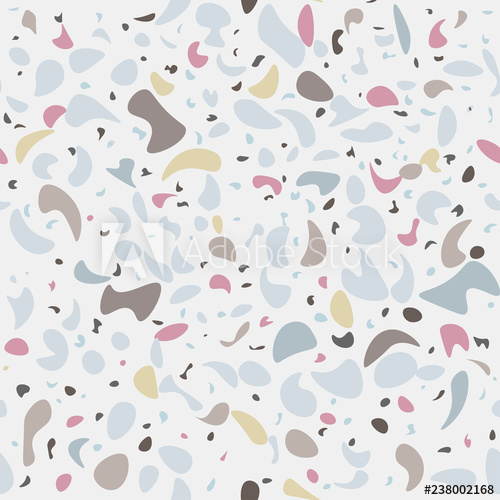 500x500 Vector Seamless Terrazzo Pattern Marble Mosaic Flooring