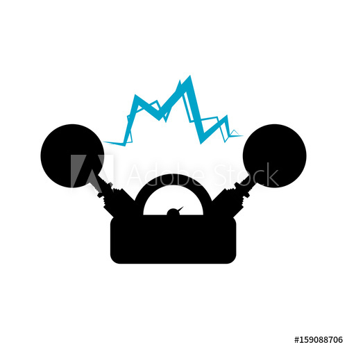 500x500 Tesla Coin Machine Icon Vector Illustration Graphic Design