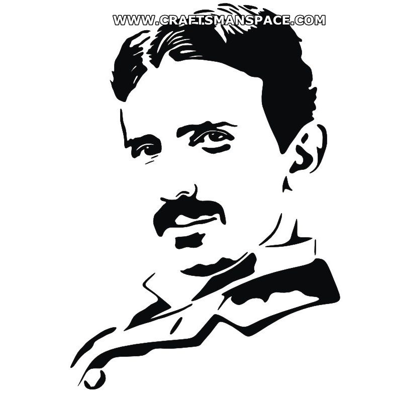 782x782 Nikola Tesla Vector Pattern
